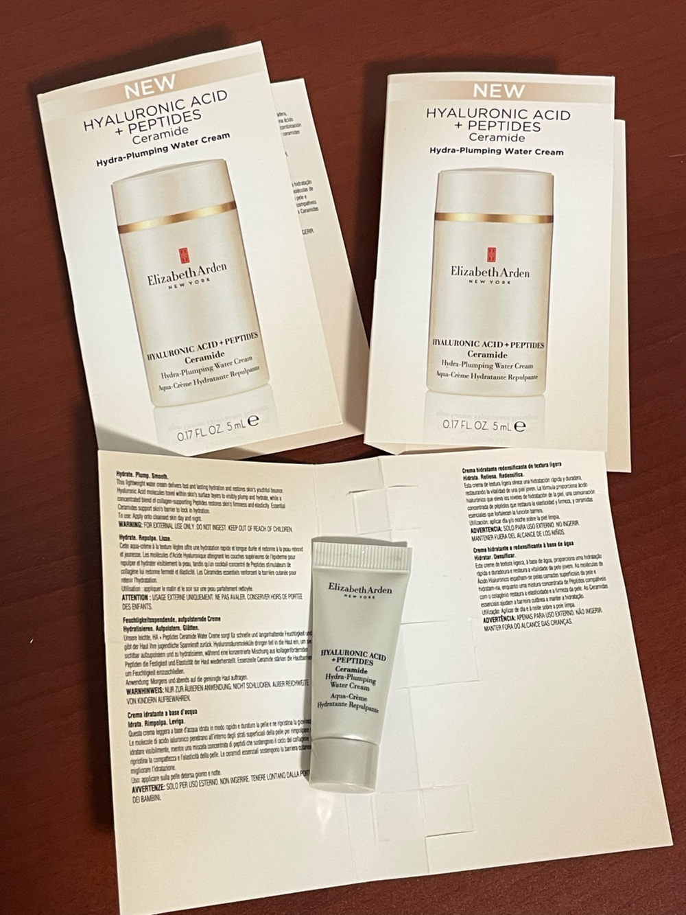5mlx3 Elizabeth Arden Hyaluronic Acid + Peptides Cream
